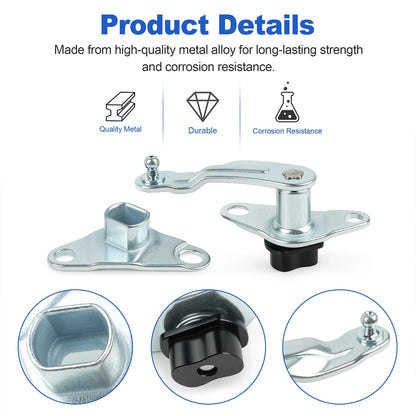Tailgate Support Hinge LH & RH for 07-21 Toyota Tundra, Upgrade Aluminum Bushing
