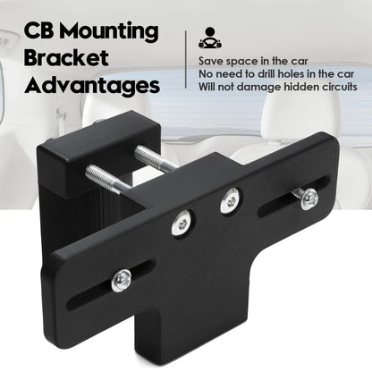 Cup Holder RadioMount - Clamping Mount, Drinks Basic model, Black