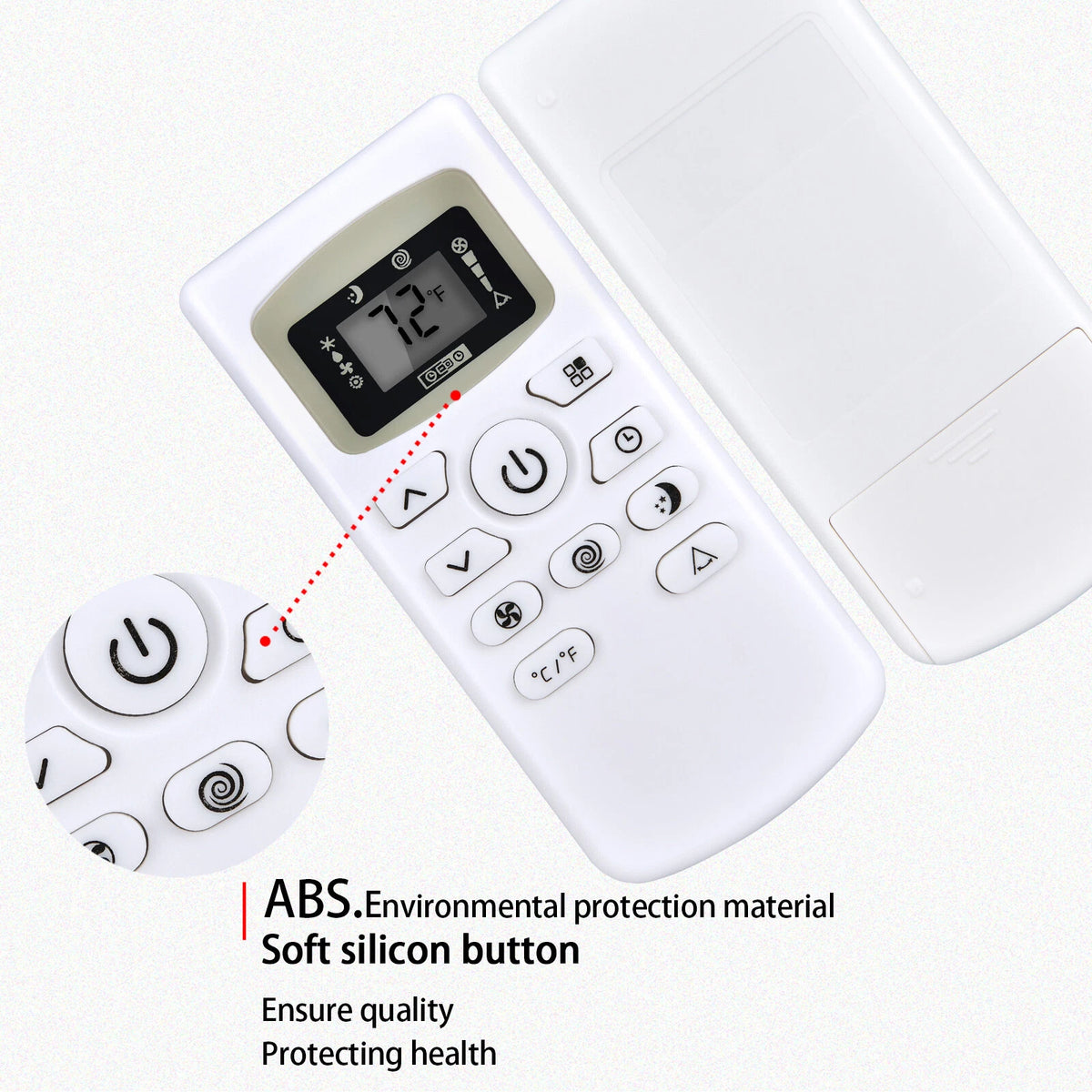 810900348A Remote Control For Black Decker Air Conditioner BPACT08WT BPACT10HWT