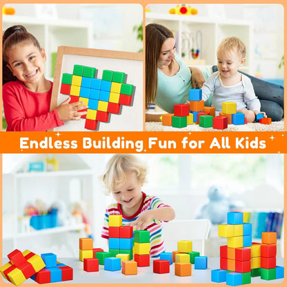 Magnetic Blocks,32PCS Building Blocks for Small, Multi-color