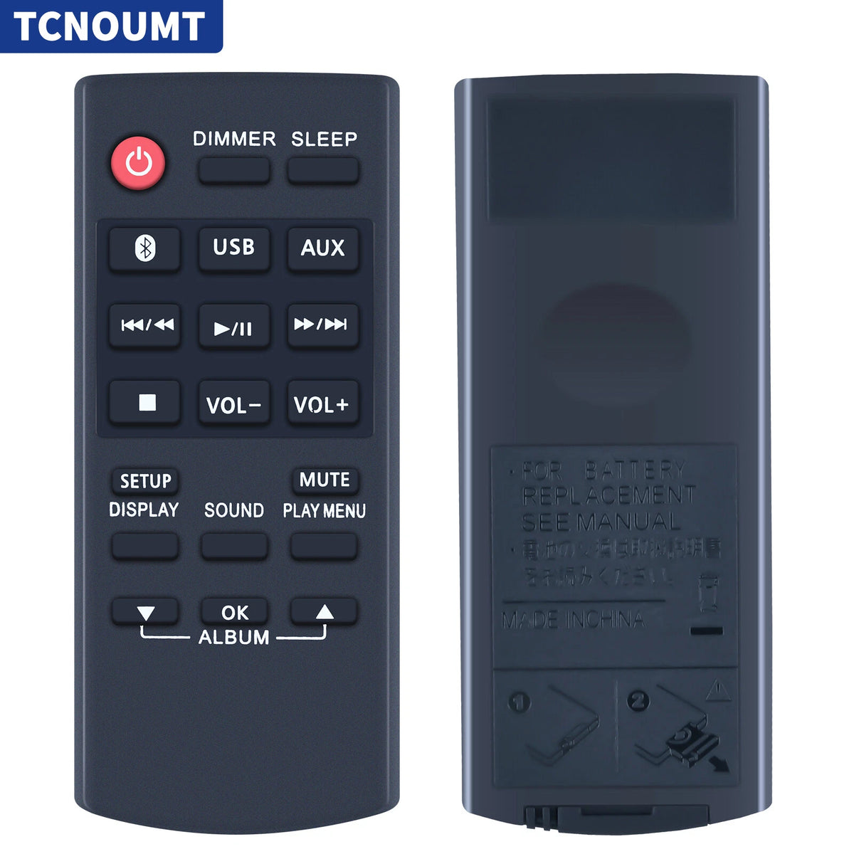 N2QAYB001000 Remote Control For Panasonic Audio System SCCMAX5 SC-CMAX5
