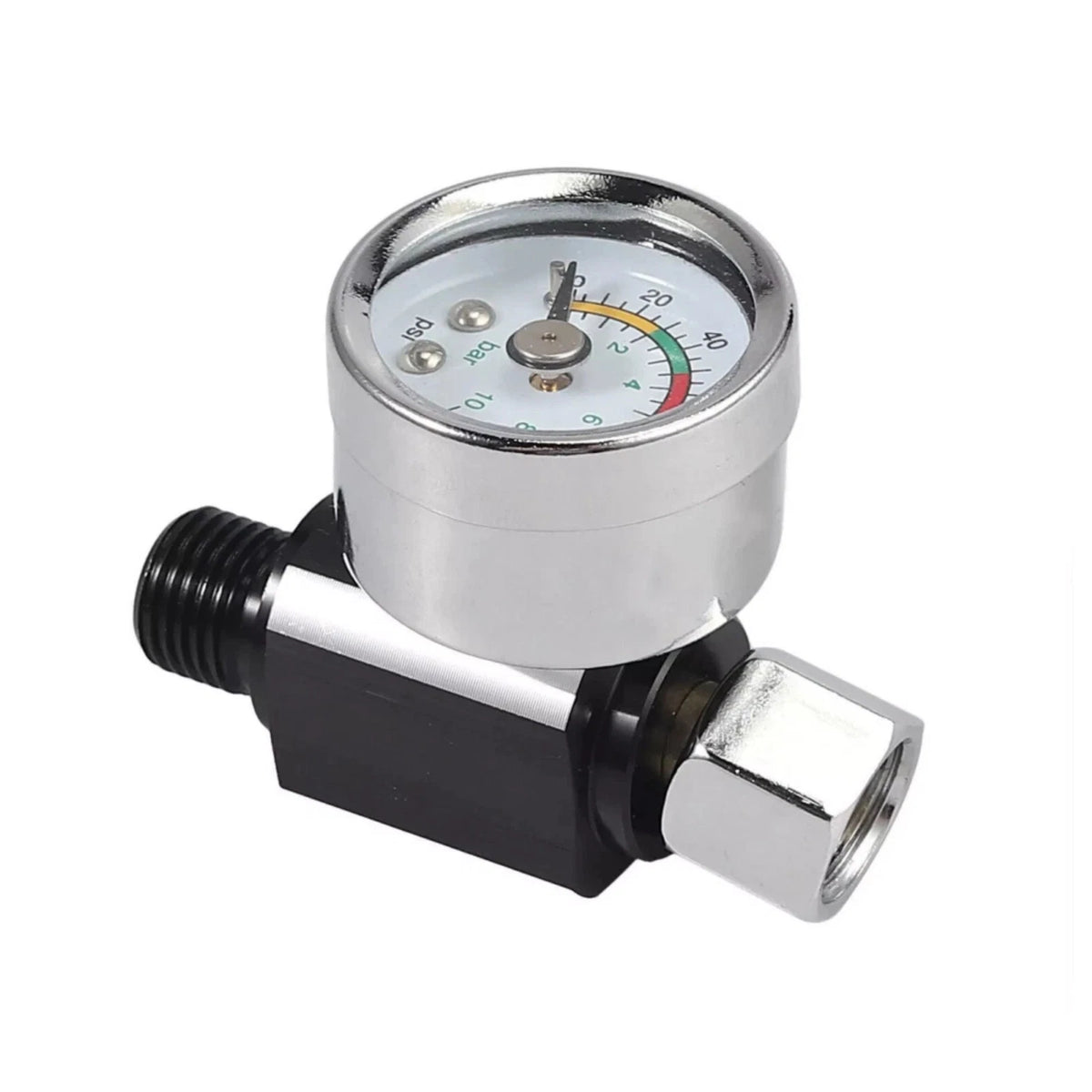 Durable 1/4" Air Pressure Regulator for Spray Gun with G1/4 Thread Connection