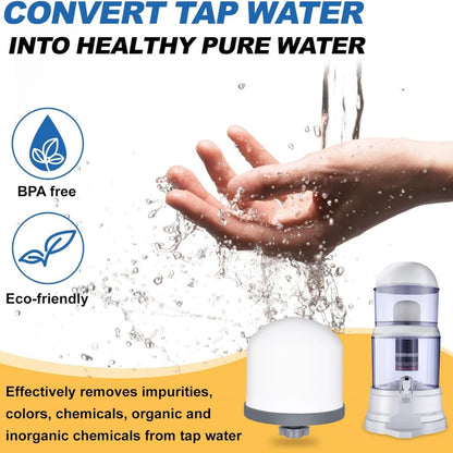 Portable Water Filter Replacement Ceramic Cartridge 2 Pack 0.2µ for Gravity