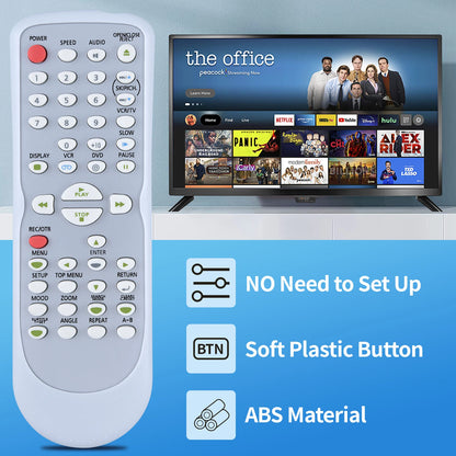 NB177 Remote Control For Sylvania DVD VCR Player DVC865F DVC865G SRDD495