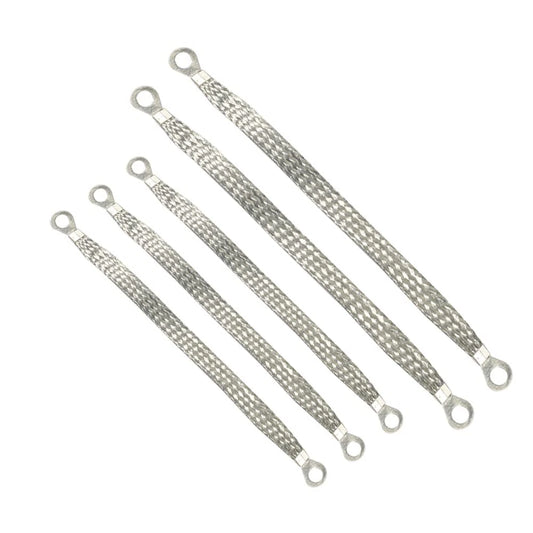 Universal Flat Braided Copper Ground Strap,Professional Vehicle Grounding...