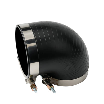 Performance 9781 Black 90 Degree Coupler Boot For 4 Inch Diameter Intake Tubes