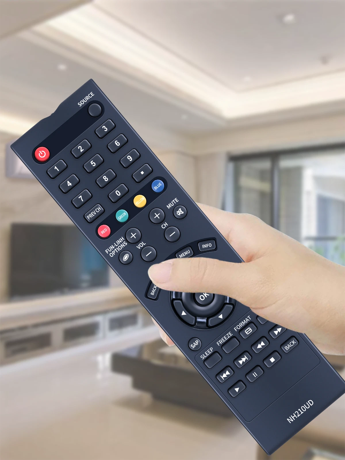Replacement Remote Control For Sylvania TV LC190SS2 LC260SS2 LC320SS2 NH210UD