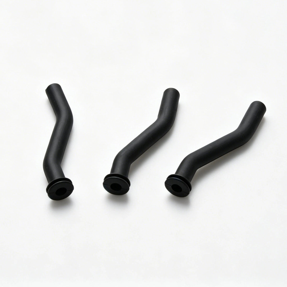 For John Deere 3 Pack 793147 Fuel Pump Vacuum Hose Replacement Black Rubber