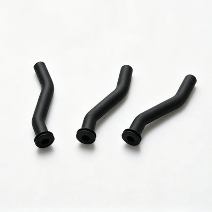 For John Deere 3 Pack 793147 Fuel Pump Vacuum Hose Replacement Black Rubber