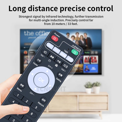 Set-Top Box Learning Remote Control for Unblock Tech Ubox Smart TV Box Gen 1/2/3