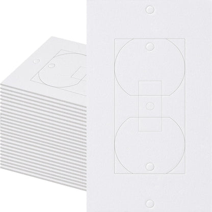 Outlet Insulators Draft Sealers, 30 Pack Electrical 30, White