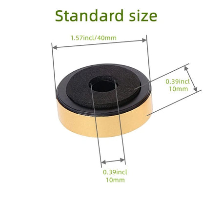 Sam&Johnny 4Pcs Speaker Spikes Stand Feets Audio Active Speakers Repair gold