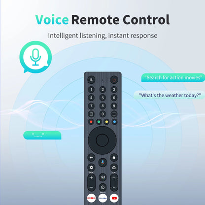 RC833A FMB1 Voice Remote Control For TCL QD Mini-LED C71K 4K 2025 TV