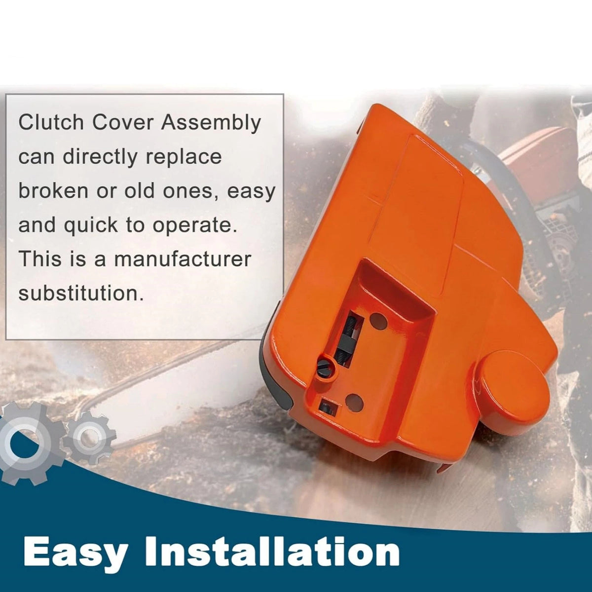 For Husqvarna Clutch Cover Assembly 537286301 Chainsaws  Tested Quality