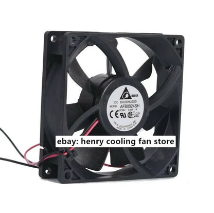 Delta Fan AFB0924SH Axial Fan DC 24V 0.50A 92*92*25mm 2-wires Server Cooling Fan