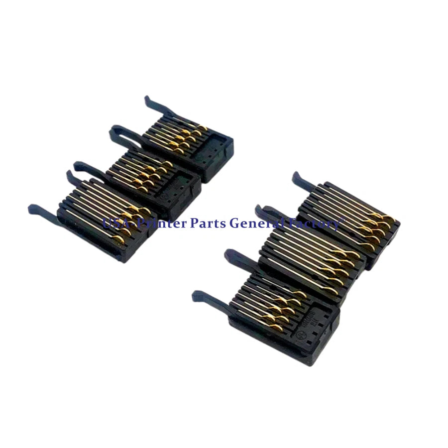 6Pcs INK cartridge board contact fits For epson R265 1390 RX590 R260 RX580 1400