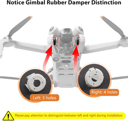 Replacement for DJI Mini 4 Pro Gimbal Shock Absorption Rubber 4...