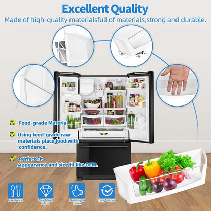 WPW10212139 Refrigerator Door Shelf Bin Compatible with Maytag Whirlpool...