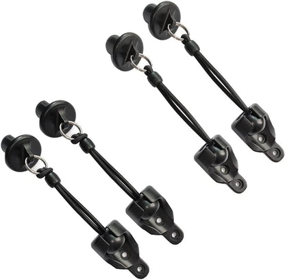Coolaroo Replacement Parts Bungee End Cap Kit Black Kit-2 Sets,