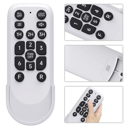 Remote Control For Liokoc/Oiotwo Caged Ceiling Fans FS-6860 F6859 FS8897