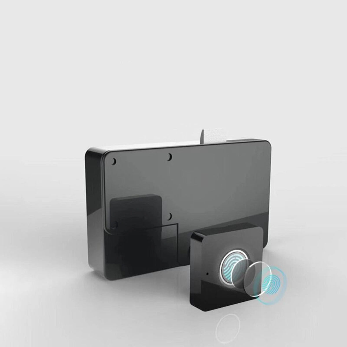Fingerprint Panel Board Lock Body/Catch USB Rechargeable Cabinet Drawer Door