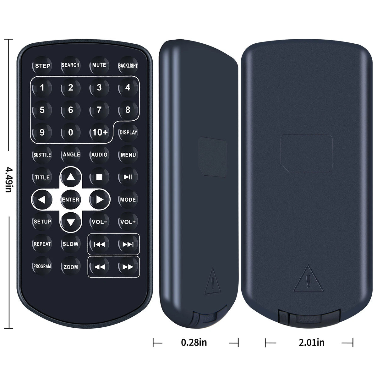 Replacement Remote Control for Insignia NS-P10DVD20 10in Portable DVD Player