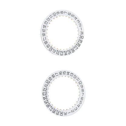 2X Date Indicator Calendar Wheel Disc Plate AT 3 For ETA 2804-2 2824-2 2892A2
