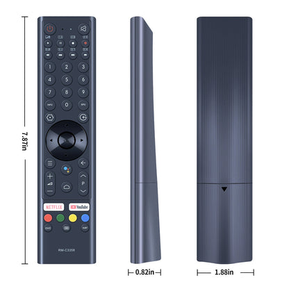 RM-C3358 RMC3358 Voice Remote Control For JVC Smart 4K UHD Android TV