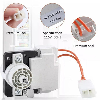 115V Refrigerator Evaporator Fan Motor W10464673 For Whirlpool For KitchenAid
