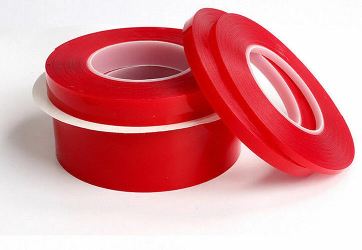 1Pc Double Sided Strong Adhesive Super Sticky Clear Tape 5mm Width 50m Length ww