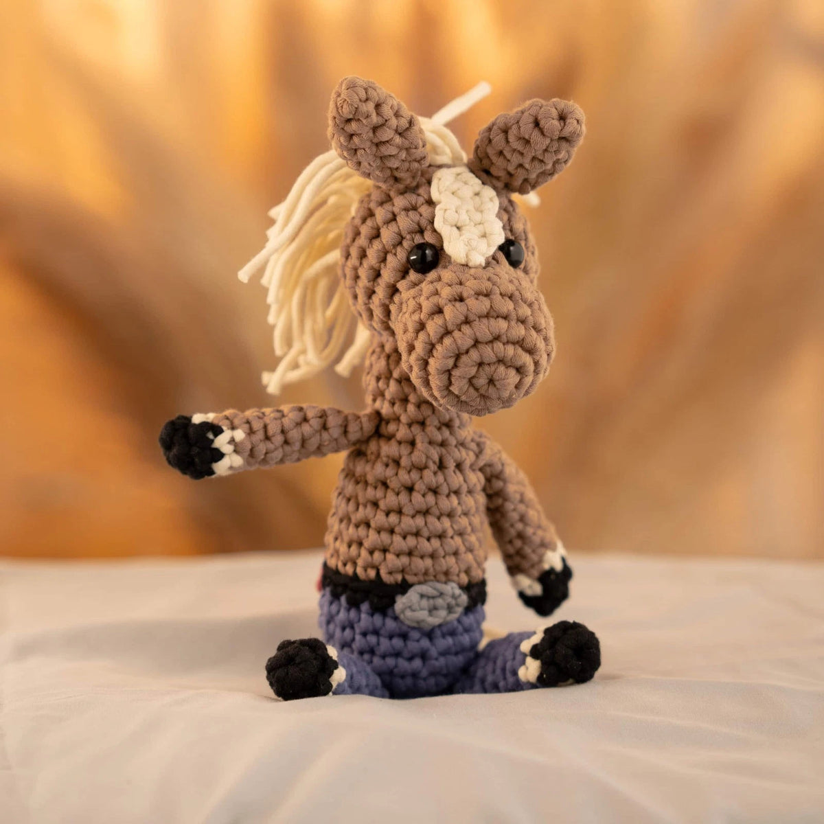 Amigurumi Crochet Kit for Beginners Adults and Kids, Small, Harvey the Horse