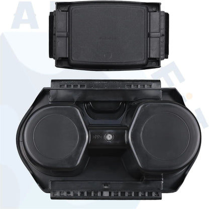 Civic Cup Holder Insert & Coin Tray for Center Console Black