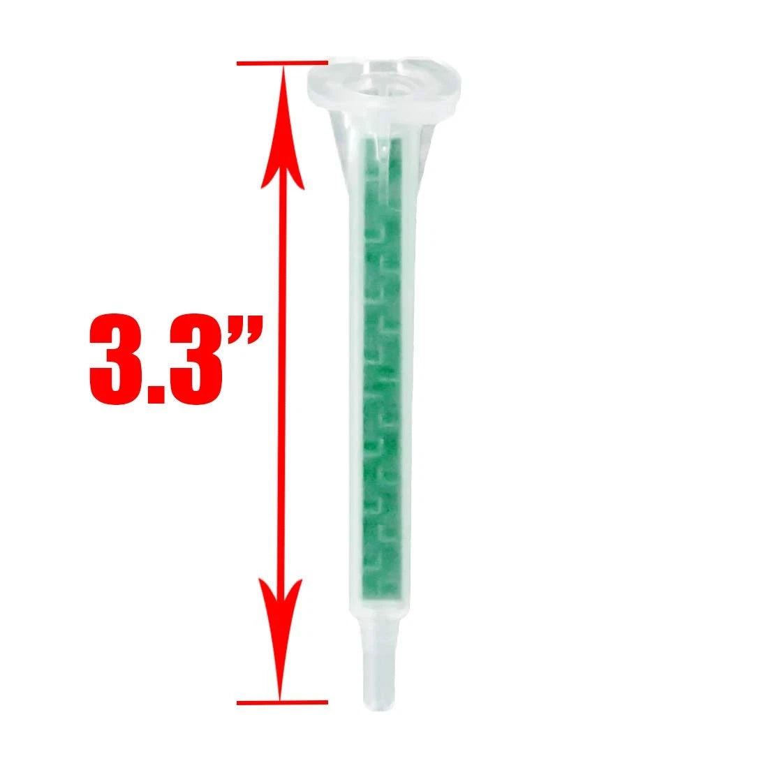 Xiaoyztan 20pcs 1:1 Epoxy Mixing Nozzle, Static Mixer Tip for AB Glue Clear