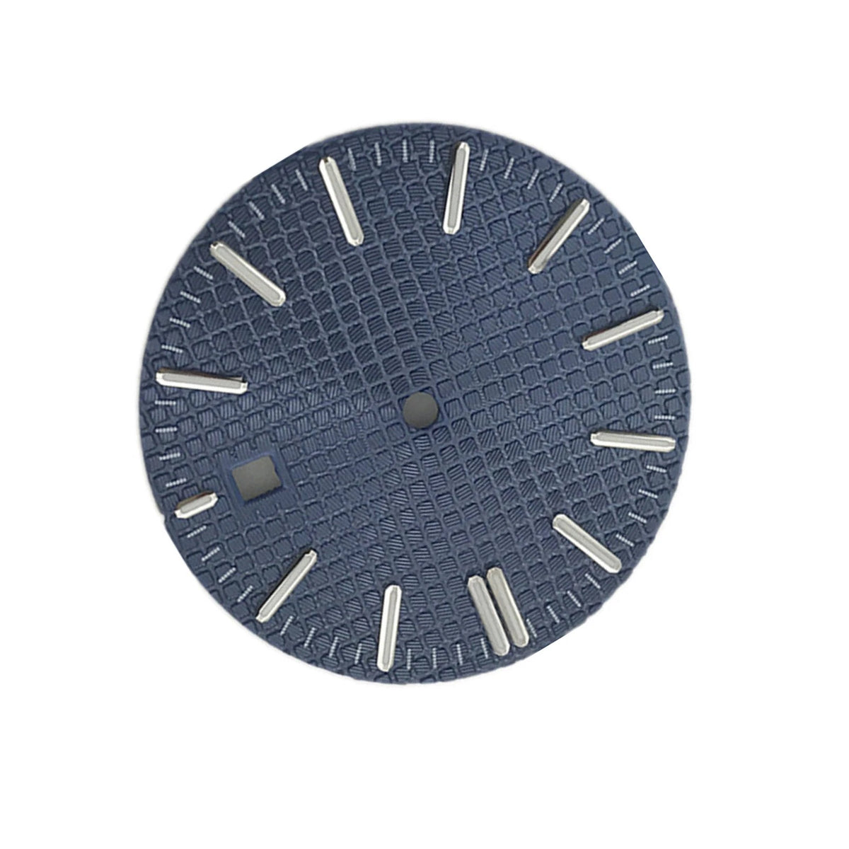 31.7mm Blue Single Date Watch Dial Plate For DG2813 Movement