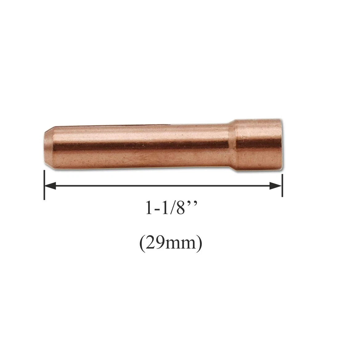 10PK TIG Stubby Collets 10N23S 1/16" & 1.6mm for WP 17 18 26 (1/16")