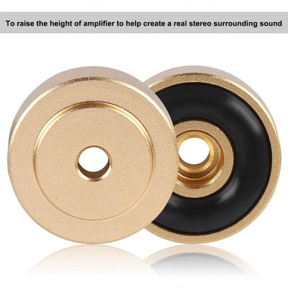 4pcs 20x8mm Aluminum Isolation Feet Stand For CD Turntable Radio AMP Amplifier D