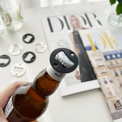 Bottle Opener Insert - 50 Sets Stainless Steel Inserts Kit 50 SETS, Black