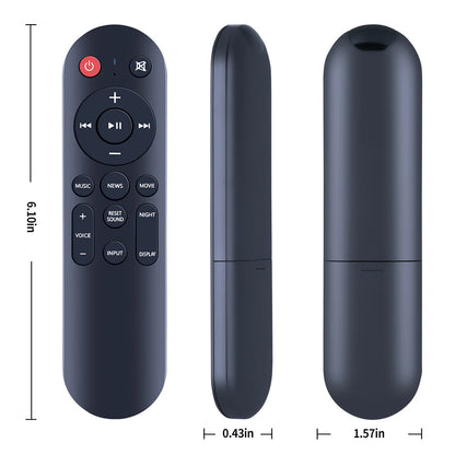 Replacement Remote Control For Wohome S100 2.1ch Small Sound Bars