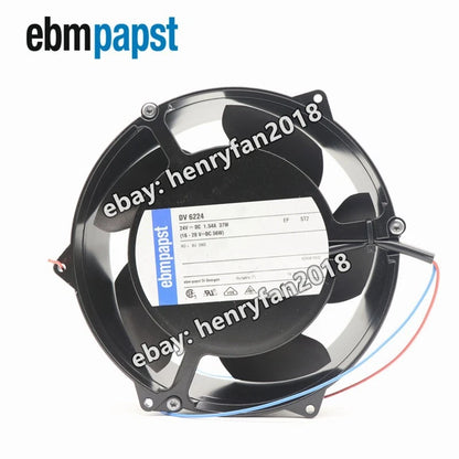 Ebmpapst DV6224 Axial Fan 24VDC 41W 172*172*51MM 2-wire Inverter Cooling Fan