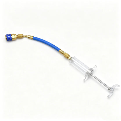 1PCS  Oil and Dye Injector Featuring a 1/4 inch female SAE connector
