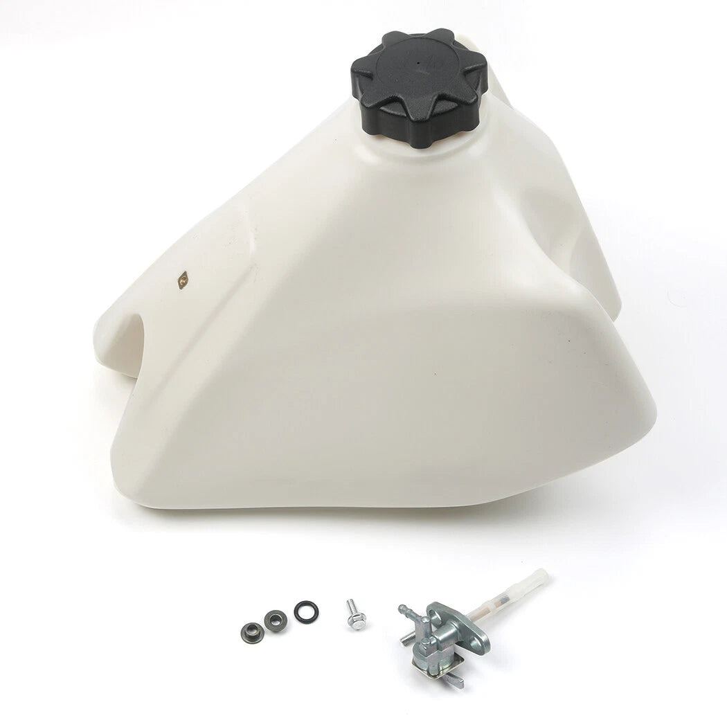 Plastic Fuel Tank Gas Cap White For HONDA XR200R 1985-2002