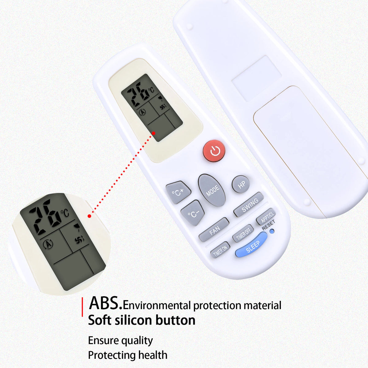 Remote Control For Hisense Air Conditioner RCH-5028NA RCH-3218 RCH-2302NA