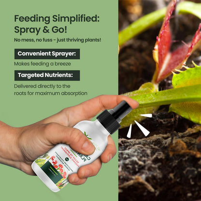 4oz Carnivorous Plant Food Spray & Venus Fly Trap - Up to 600 Sprays,...