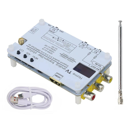 DC 5V Analog TV Signal Transmitter Home Analog TV Transmitter OLED Display