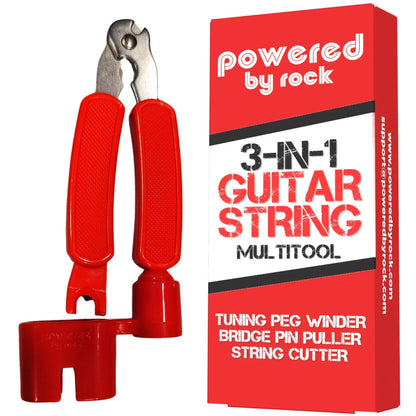 Guitar String Winder, Cutter and Bridge Pin Puller - 3-in-1 Guitar...