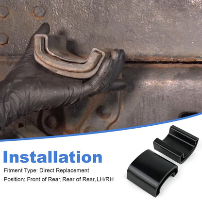 2Pcs Rear Leaf Spring Insulator Insert For Ford F-350 E8TZ-5A978-A