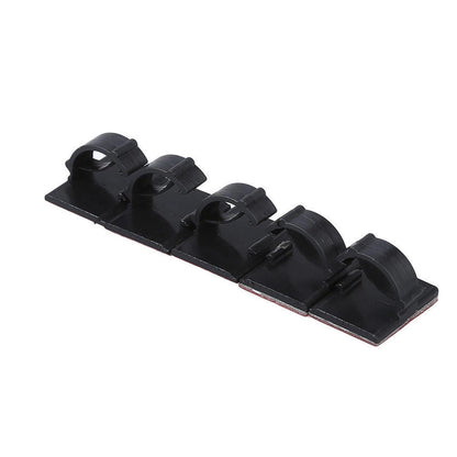 20 Pack Self-Adhesive Wire Tie Cable Clamp Clip Holder For Car Dash Camera D