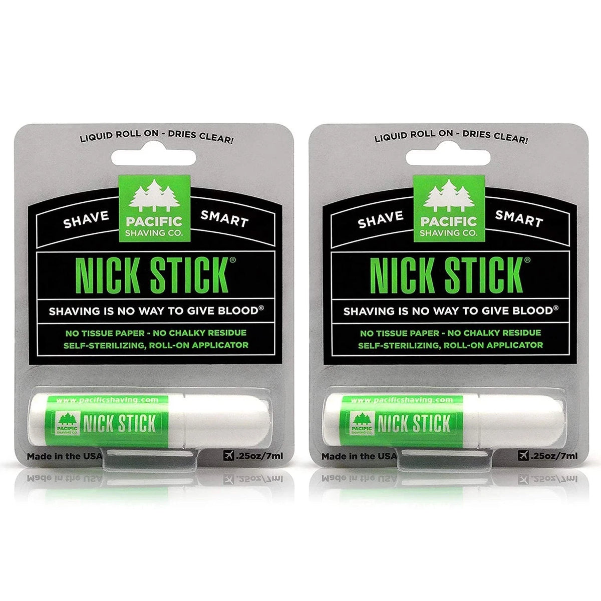 Pacific Shaving Company Nick Stick - A Shave Essential 0.25 Ounce (Pack of 2)