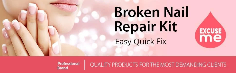 Professional Nail Repair Kit for Broken Cracked Split and 1 Count (Pack of 1)