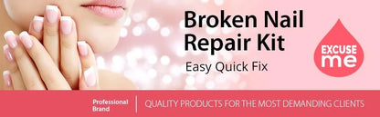 Professional Nail Repair Kit for Broken Cracked Split and 1 Count (Pack of 1)